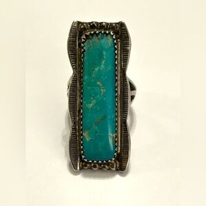 Turquoise Rectangular Ring